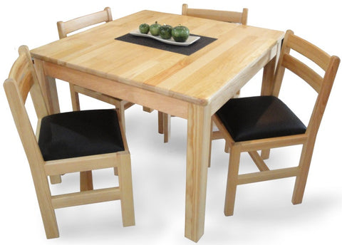 Comedor de madera Cristy para 4 personas (A cotizar)